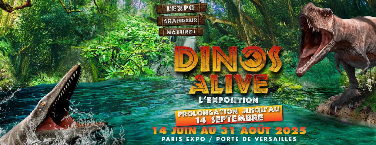 Dinos Alive : L'Exposition - Billet VIP Open